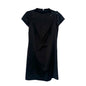 GRIFONI SATIN DOLL BLACK DRESS