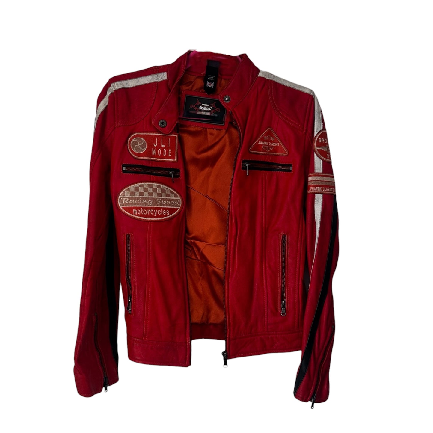 AVIATRIX BIKER LEATHER JACKET