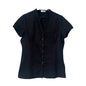 WOMAN BLACK PIN UP BLOUSE