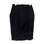 JUST CAVALLI BLACK SATIN PENCIL SKIRT