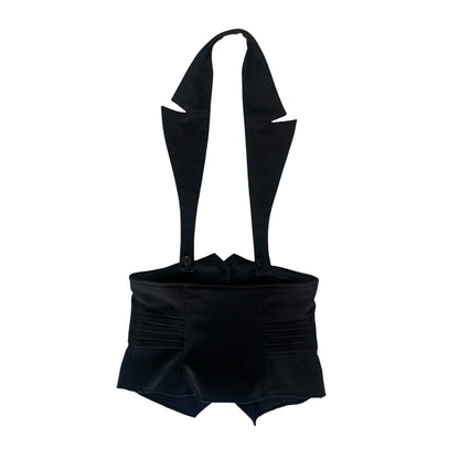 BLACK BELT CORSET JACKET TOP