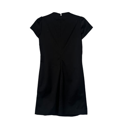 GRIFONI SATIN DOLL BLACK DRESS