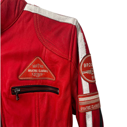 AVIATRIX BIKER LEATHER JACKET