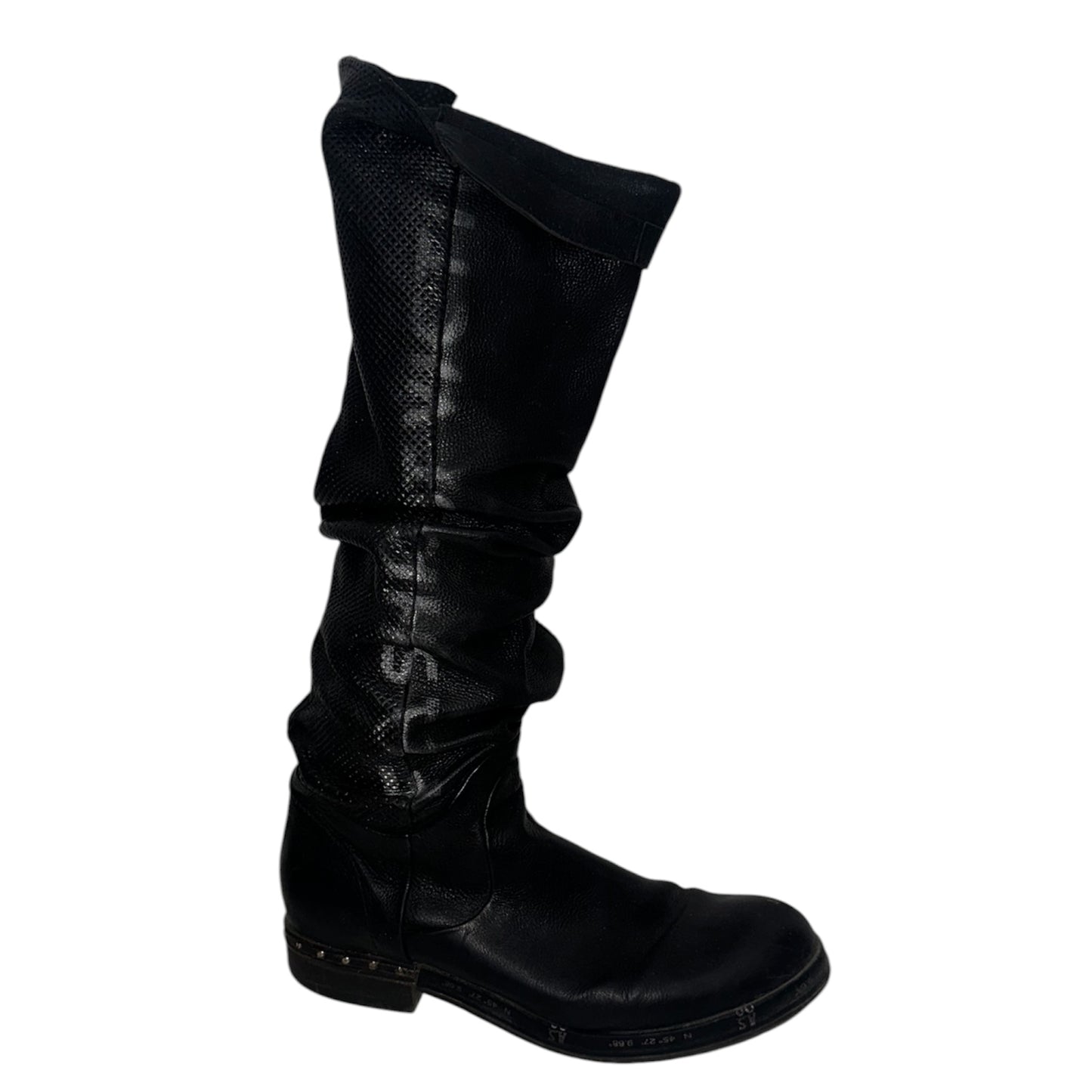 AS98 FASHION NOT VICTIM LEATHER BOOTS