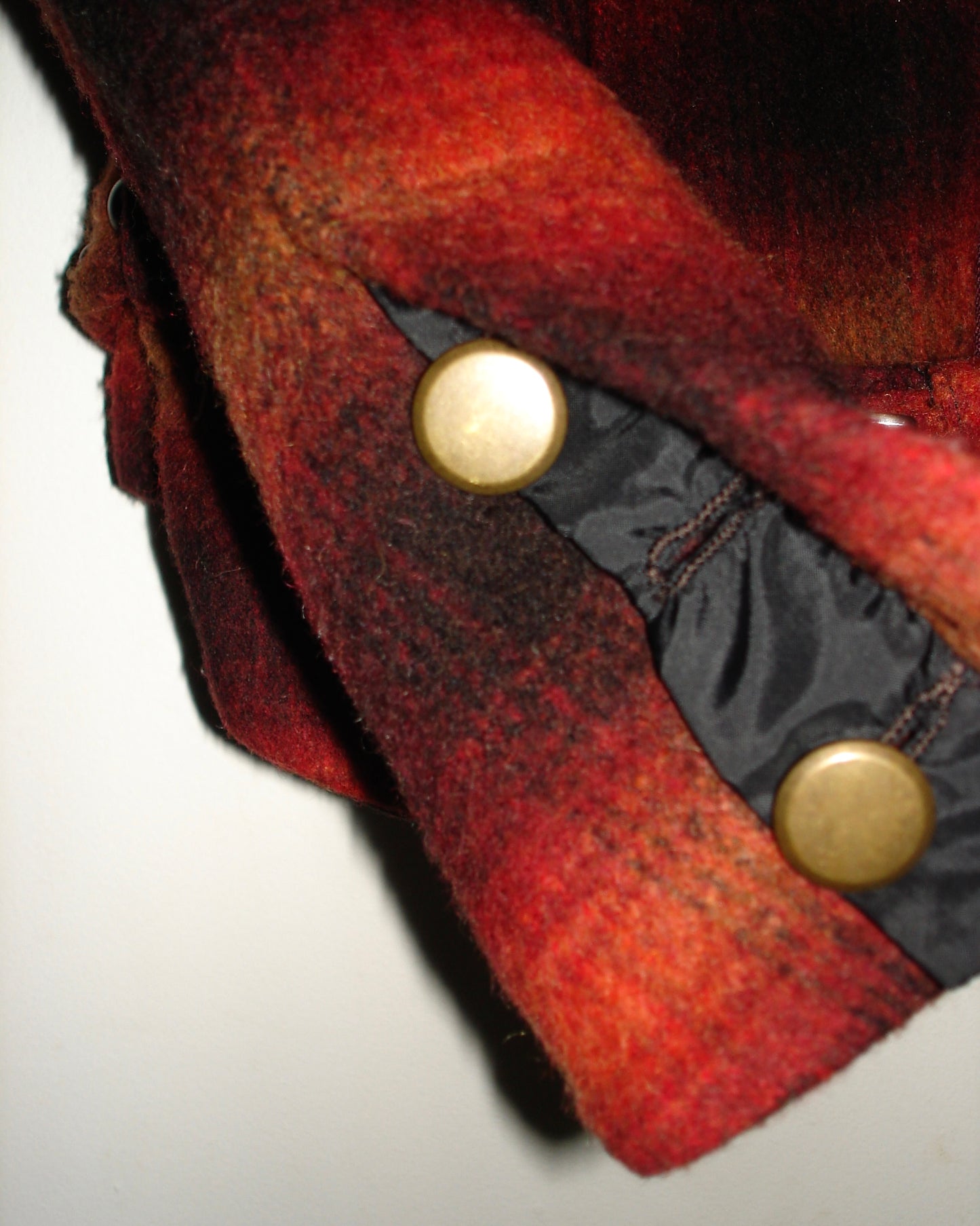 REPLAY SHORT BELTED TARTAN JACKET