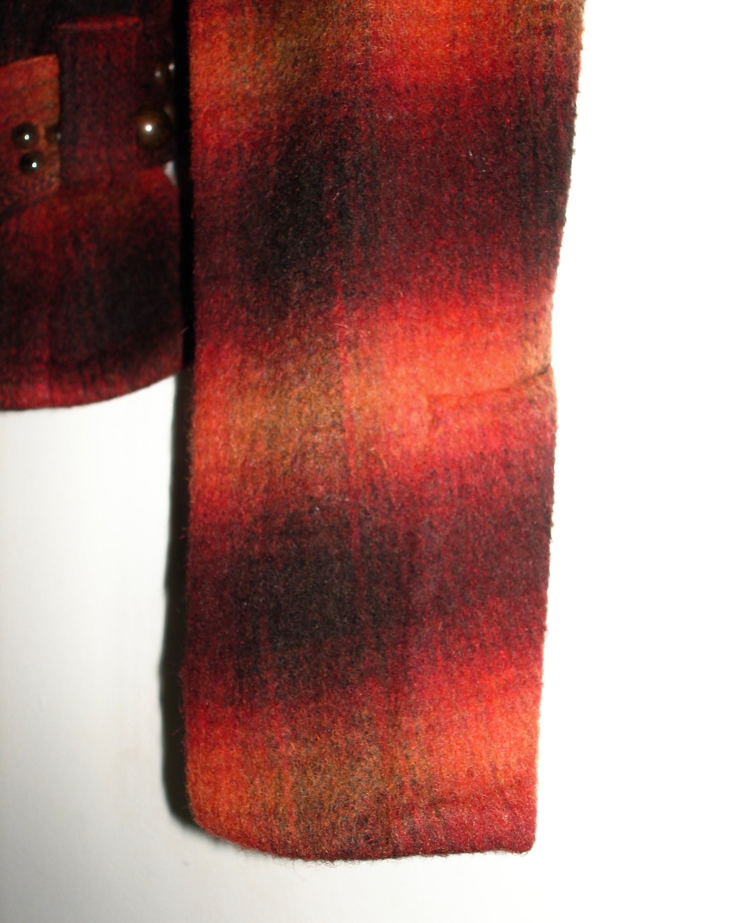 REPLAY SHORT BELTED TARTAN JACKET