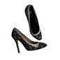 DOLCE GABBANA LACE & SATIN HEELS