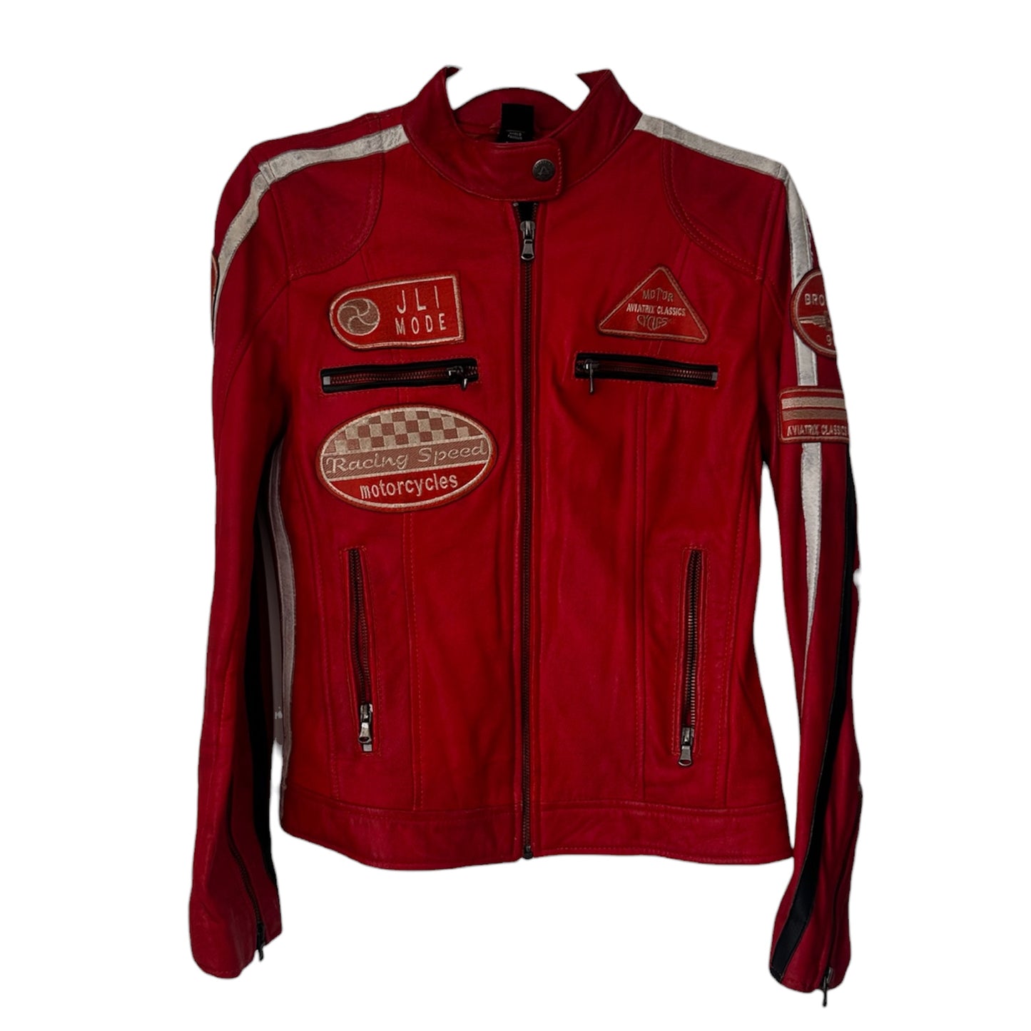 AVIATRIX BIKER LEATHER JACKET