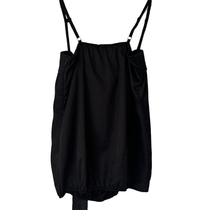RINASCIMENTO BLACK SATIN TOP