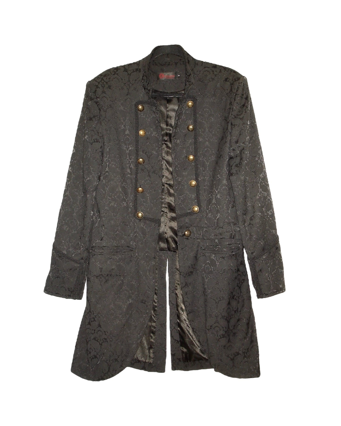 PENTAGRAMME EMBROIDERED GOTHIC COAT