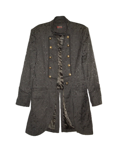 PENTAGRAMME EMBROIDERED GOTHIC COAT