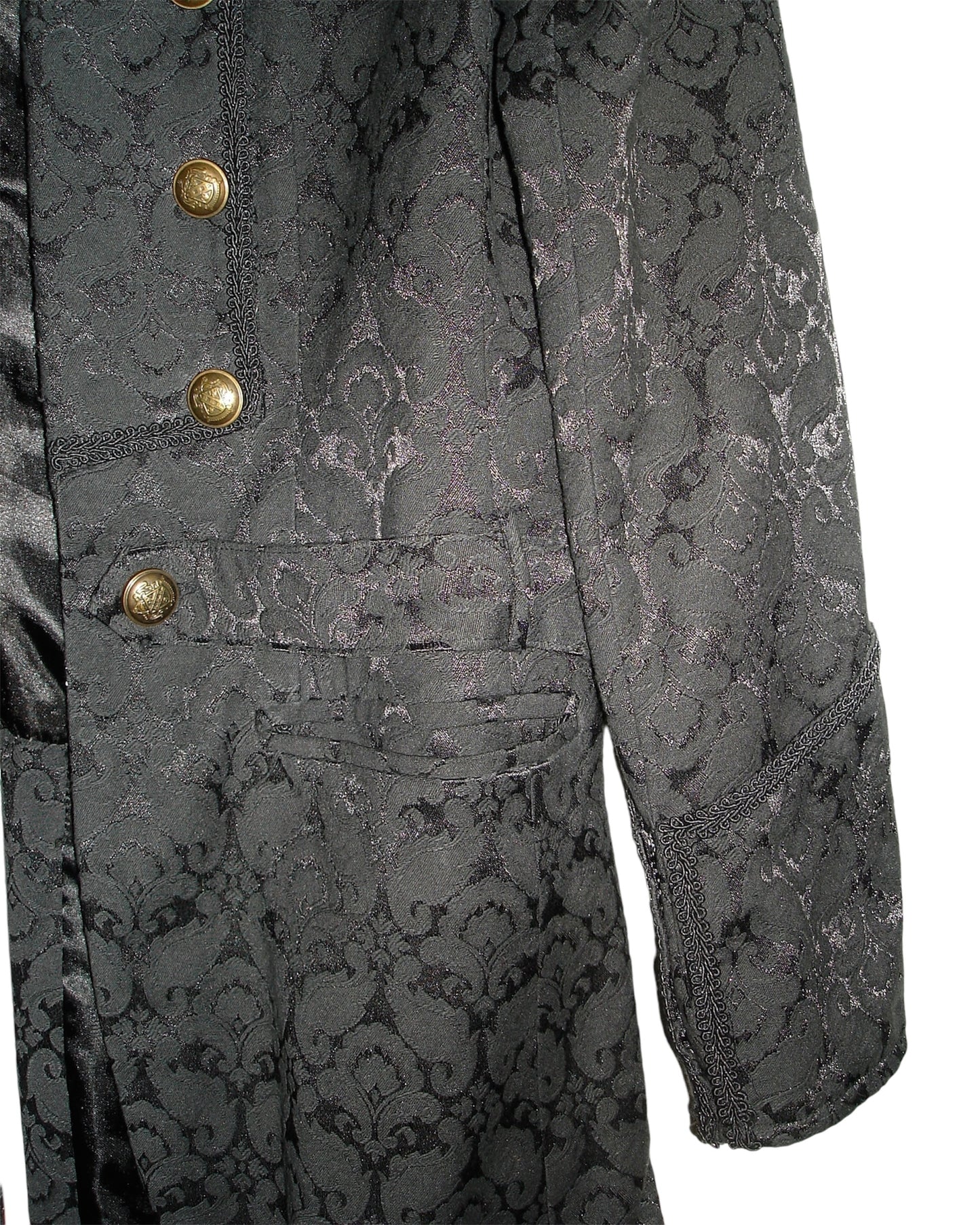 PENTAGRAMME EMBROIDERED GOTHIC COAT