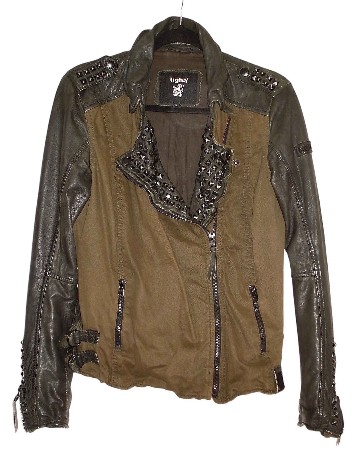 TIGHA LEATHER PUNK JACKET