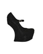 FAMA RHINESTONE WEDGE HEEL WITH PLATEFORM , WITHOUT HEEL EFFECT