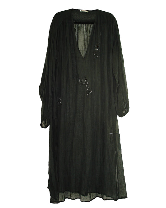 MES DEMOISELLES UPCYCLING SAFETY PIN MAXI DRESS