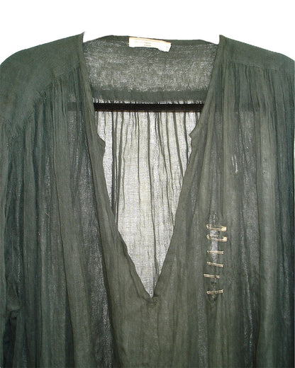 MES DEMOISELLES UPCYCLING SAFETY PIN MAXI DRESS