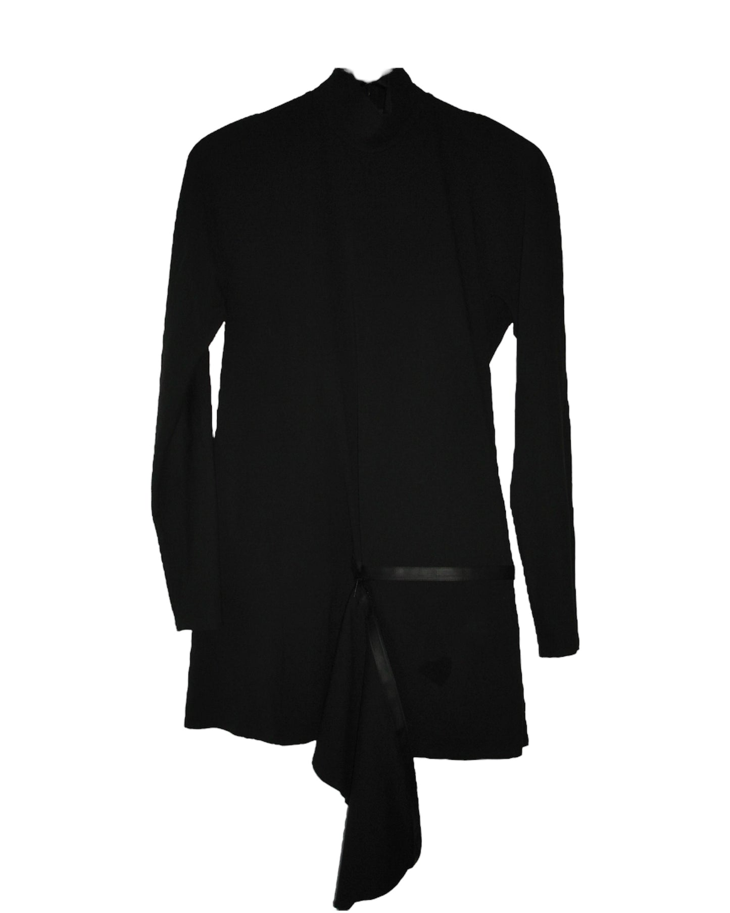 Y-3 ADIDAS YOHJI YAMAMOTO LONG SLEEVE T SHIRT W ZIPPER