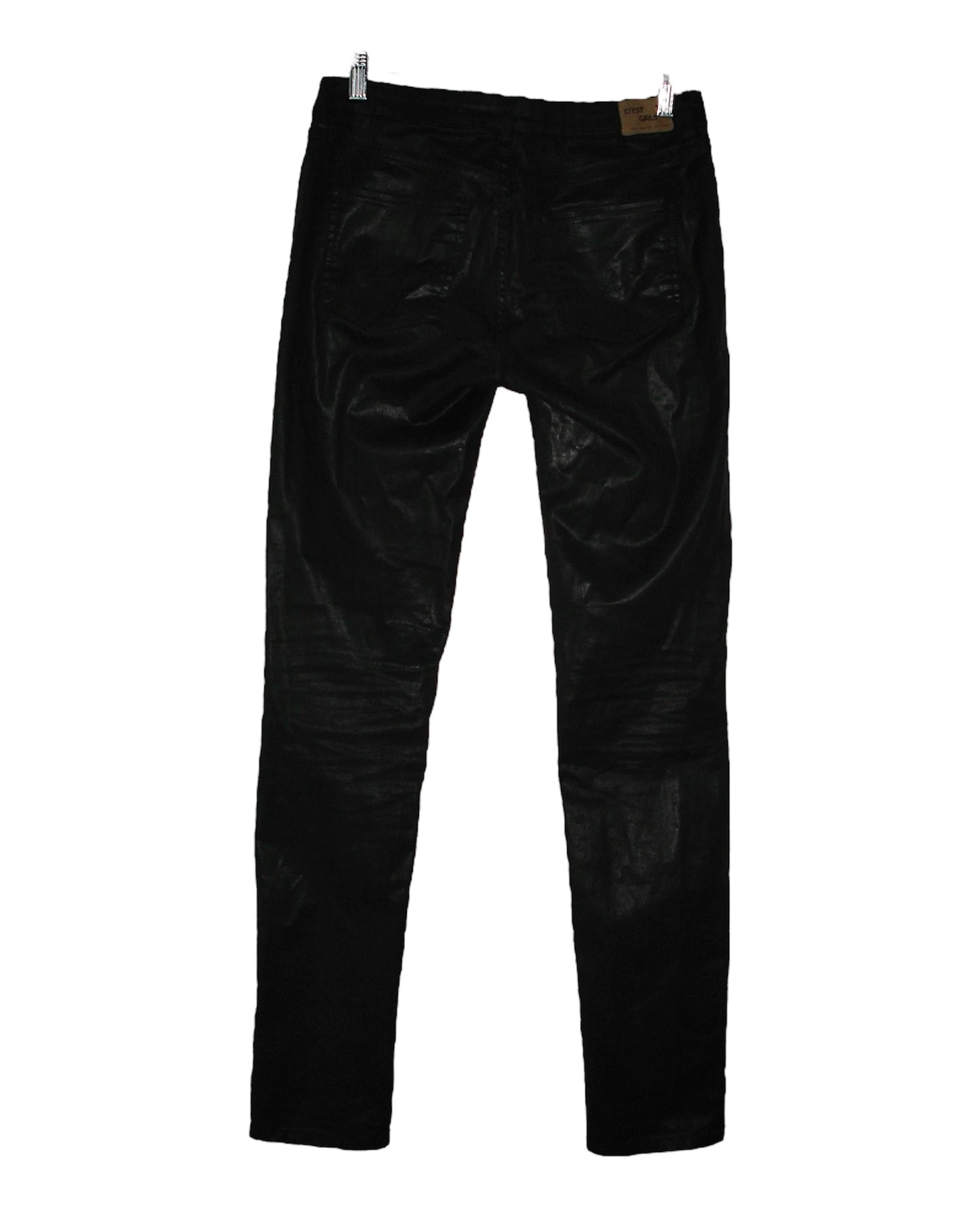 ID'EST GIRLS 1992 SKINNY COATED / OILED PANTS