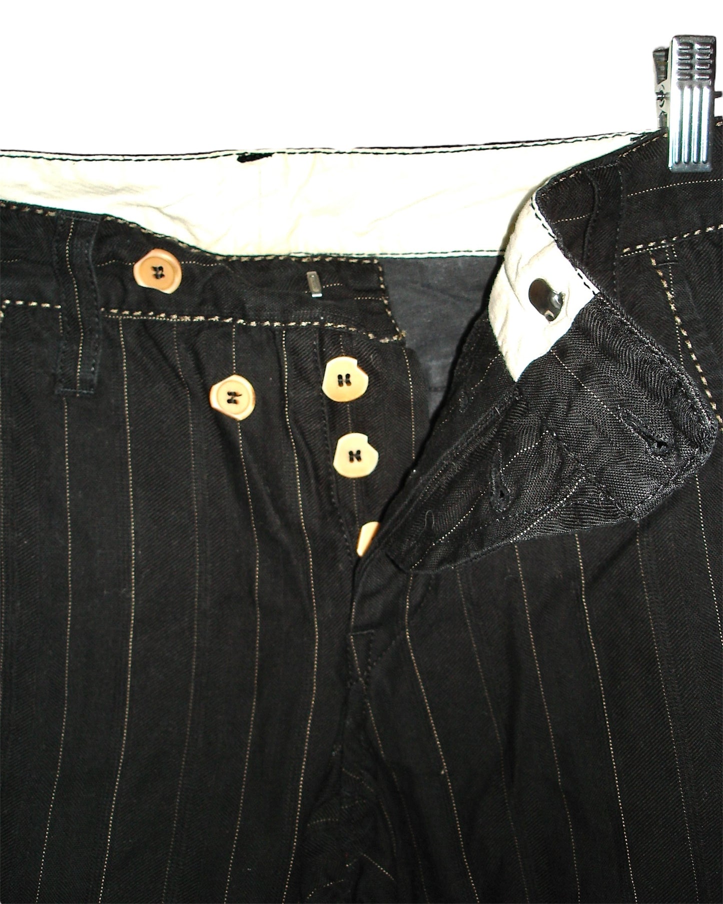 MARITHE FRANCOIS GIRBAUD STRIPED PANT