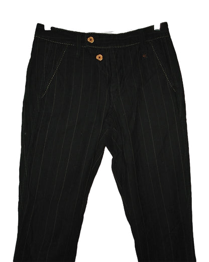 MARITHE FRANCOIS GIRBAUD STRIPED PANT
