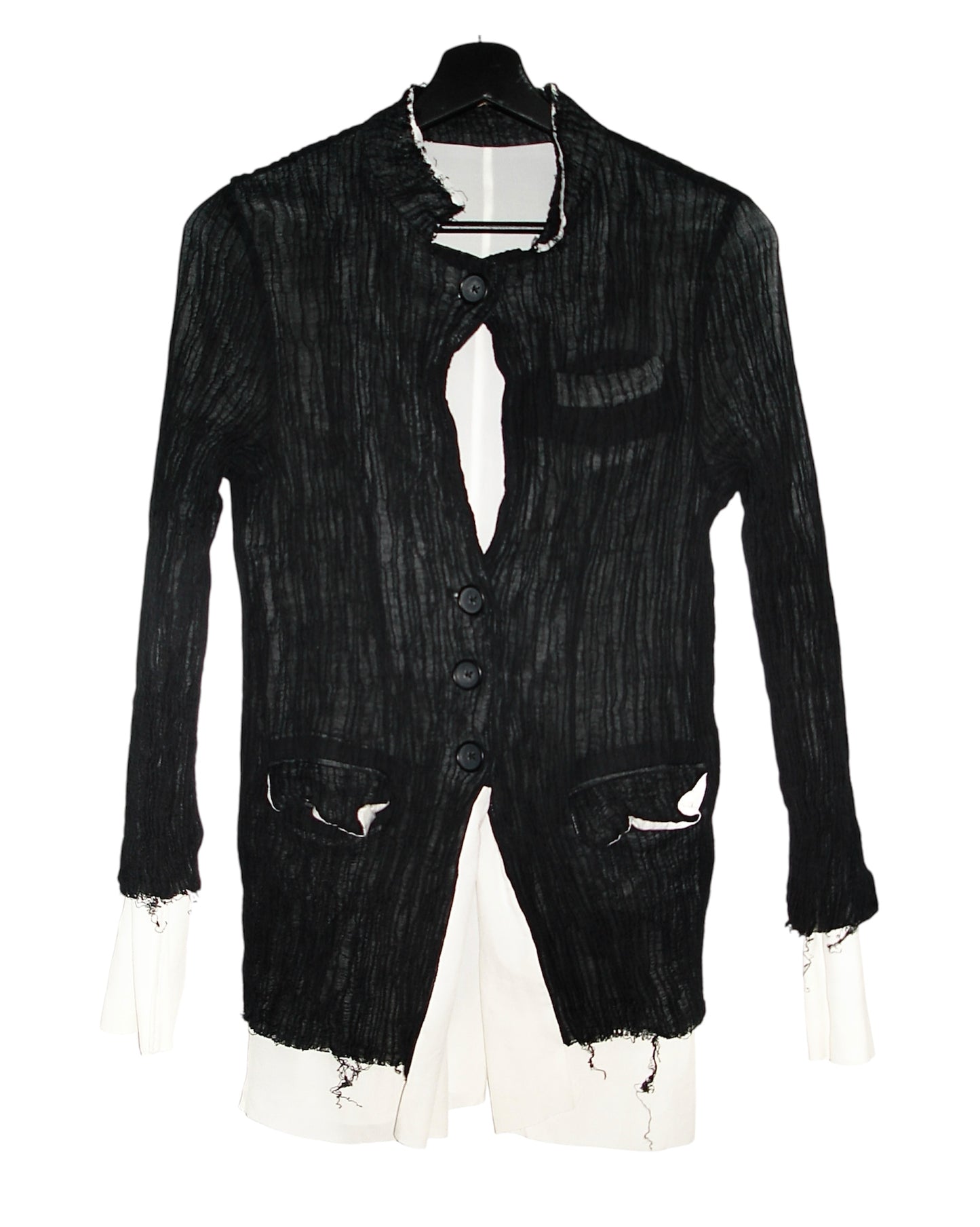 UNIQUE UNSTRUCTURED DOUBLE SHIRT
