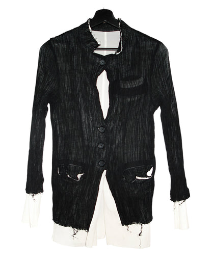 UNIQUE UNSTRUCTURED DOUBLE SHIRT