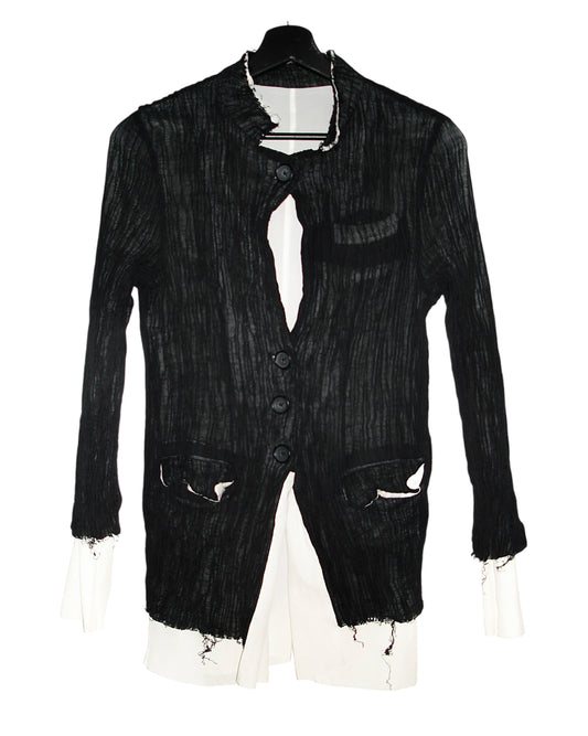 UNIQUE UNSTRUCTURED DOUBLE SHIRT