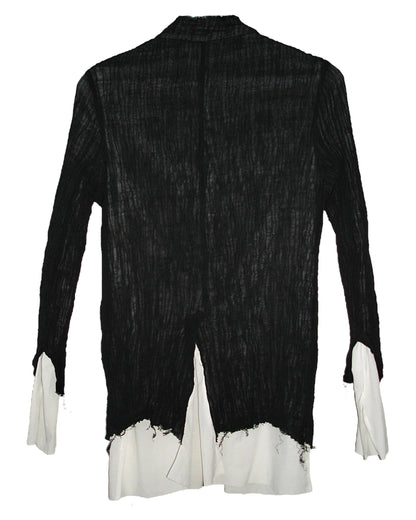 UNIQUE UNSTRUCTURED DOUBLE SHIRT