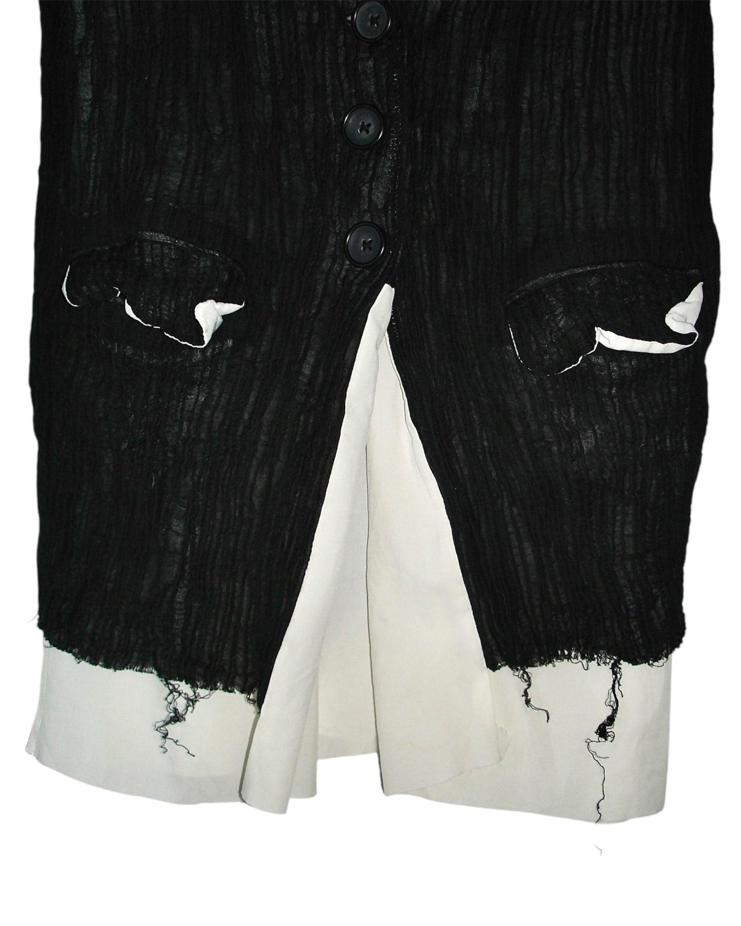 UNIQUE UNSTRUCTURED DOUBLE SHIRT