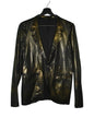 LEATHERETTE BRONZE EFFECT BLAZER