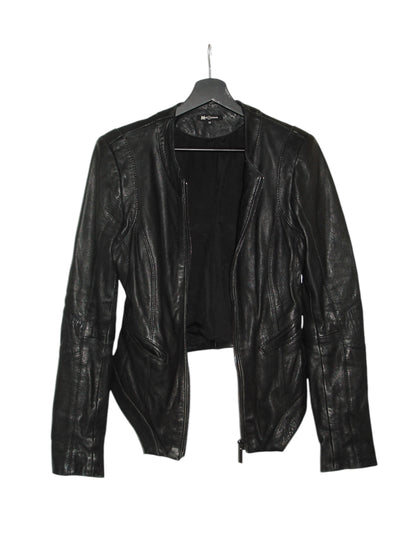 M SOUITDS STRUCTURED LEATHER SKINNY JACKET
