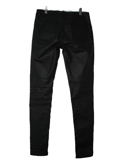 SKINNY COITED / OILED PANTS