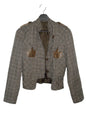 VINTAGE TARTAN MILITARY JACKET