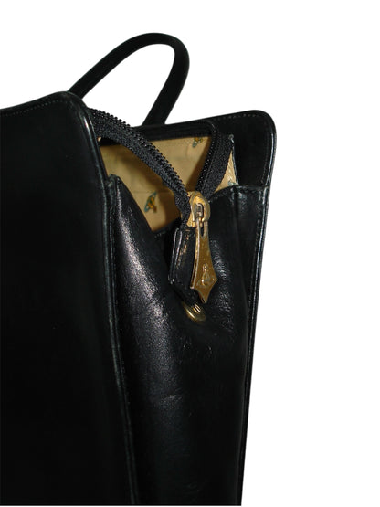 VIVIENNE WESTWOOD LEATHER BRIEFCASE BAG