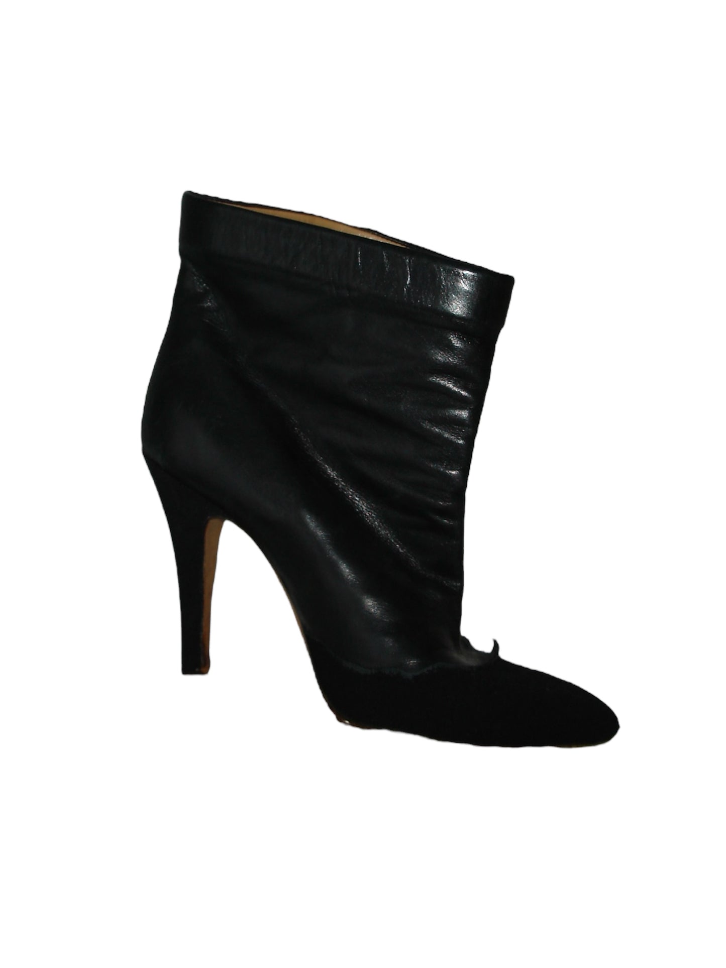MAISON MARGIELA TORN LEATHER HEELS BOOTS