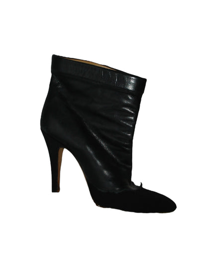 MAISON MARGIELA TORN LEATHER HEELS BOOTS