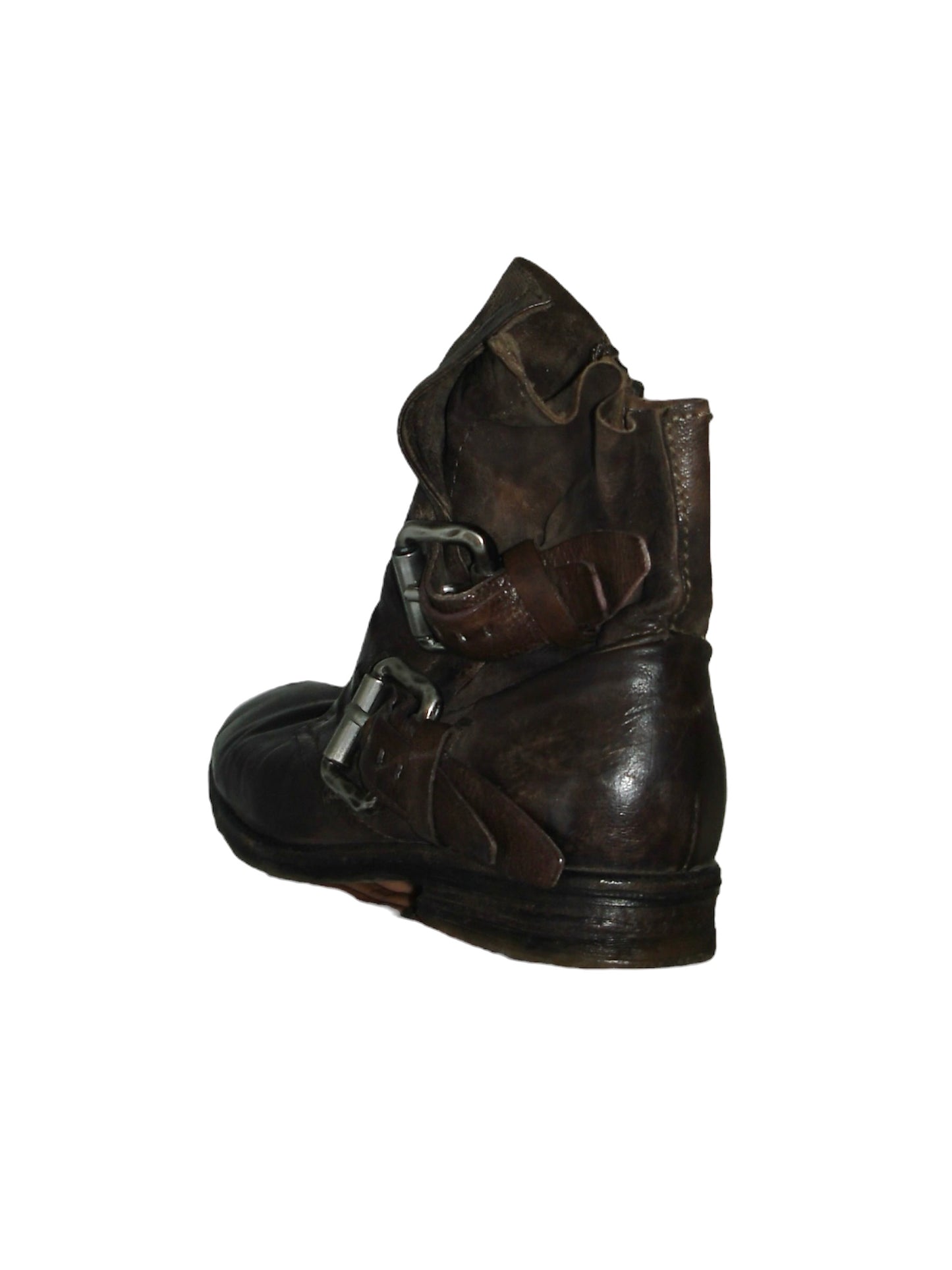 AS98 LEATHER BELTED BOOTS