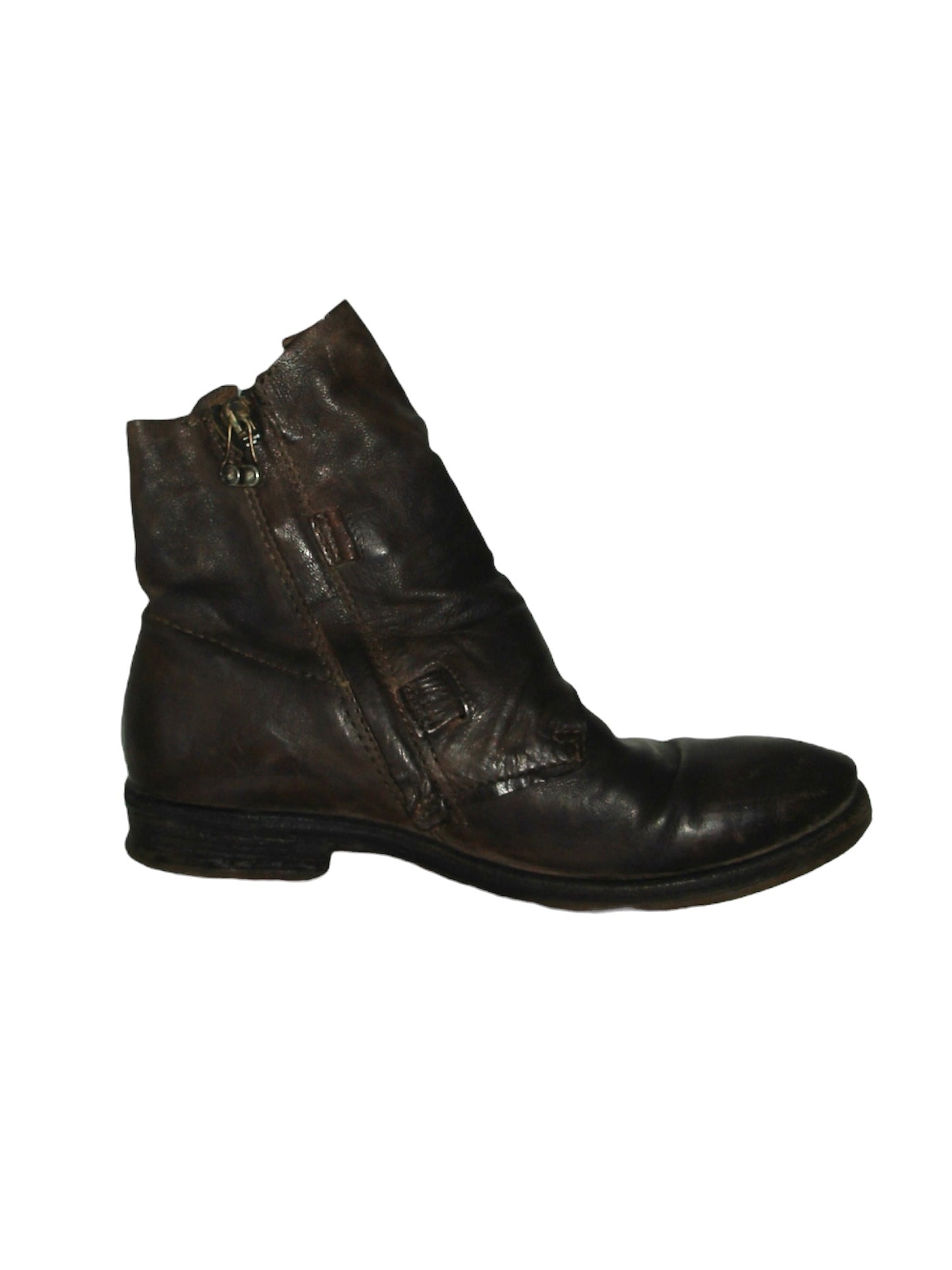 AS98 LEATHER BELTED BOOTS