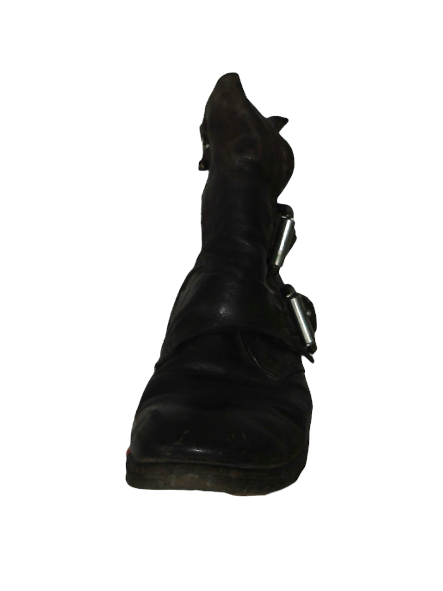 AS98 LEATHER BELTED BOOTS