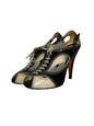 MOSCHINO SPECTATOR OXFORD OPEN HEELS