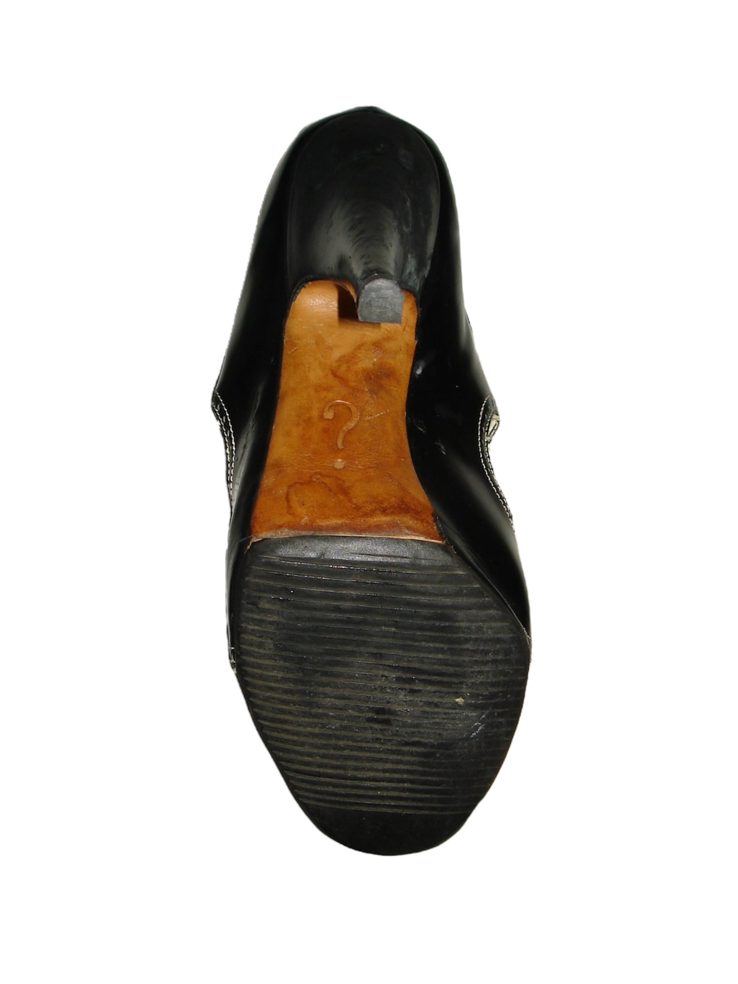 MOSCHINO SPECTATOR OXFORD OPEN HEELS