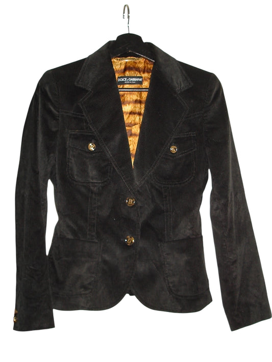DOLCE GABBANA CORDUROY BLAZER