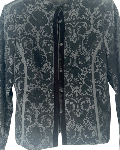 CORTEFIEL EMBROIDERED VELVET JACKET