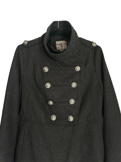 VINTAGE FOREVER 21 MILITARY GREY COAT