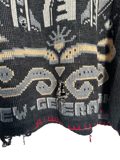 INDIEN VALLEY HOLED SWEATER