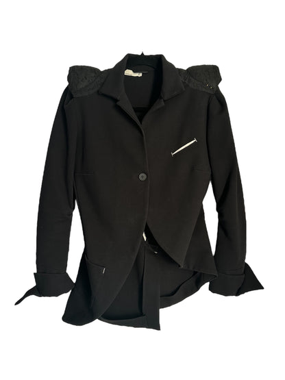 NOSTRA SANTISSIMA ANTI FASHION FITTED SHOULDER PADS JACKET