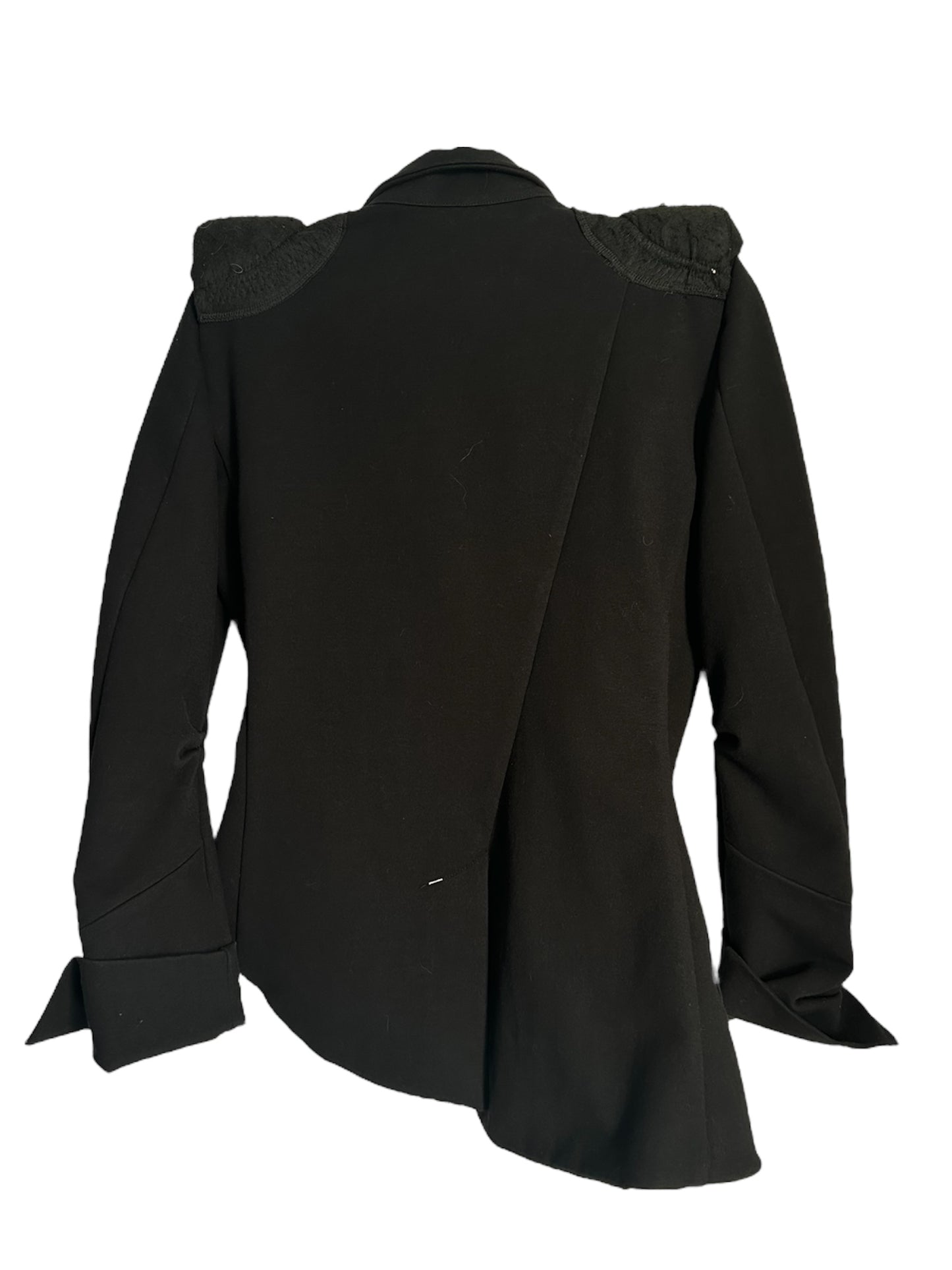 NOSTRA SANTISSIMA ANTI FASHION FITTED SHOULDER PADS JACKET