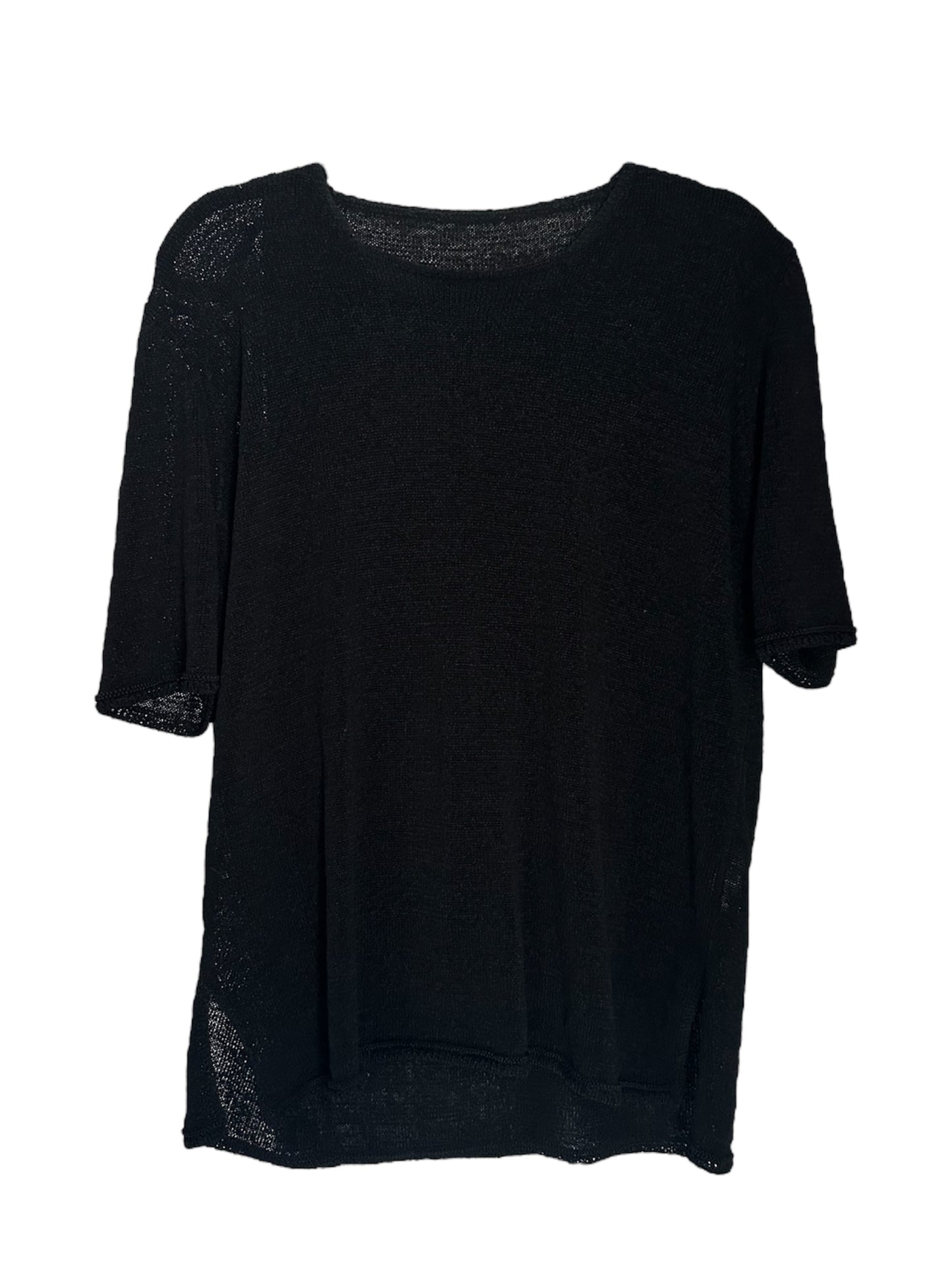 VINTAGE BLACK MESH T-SHIRT