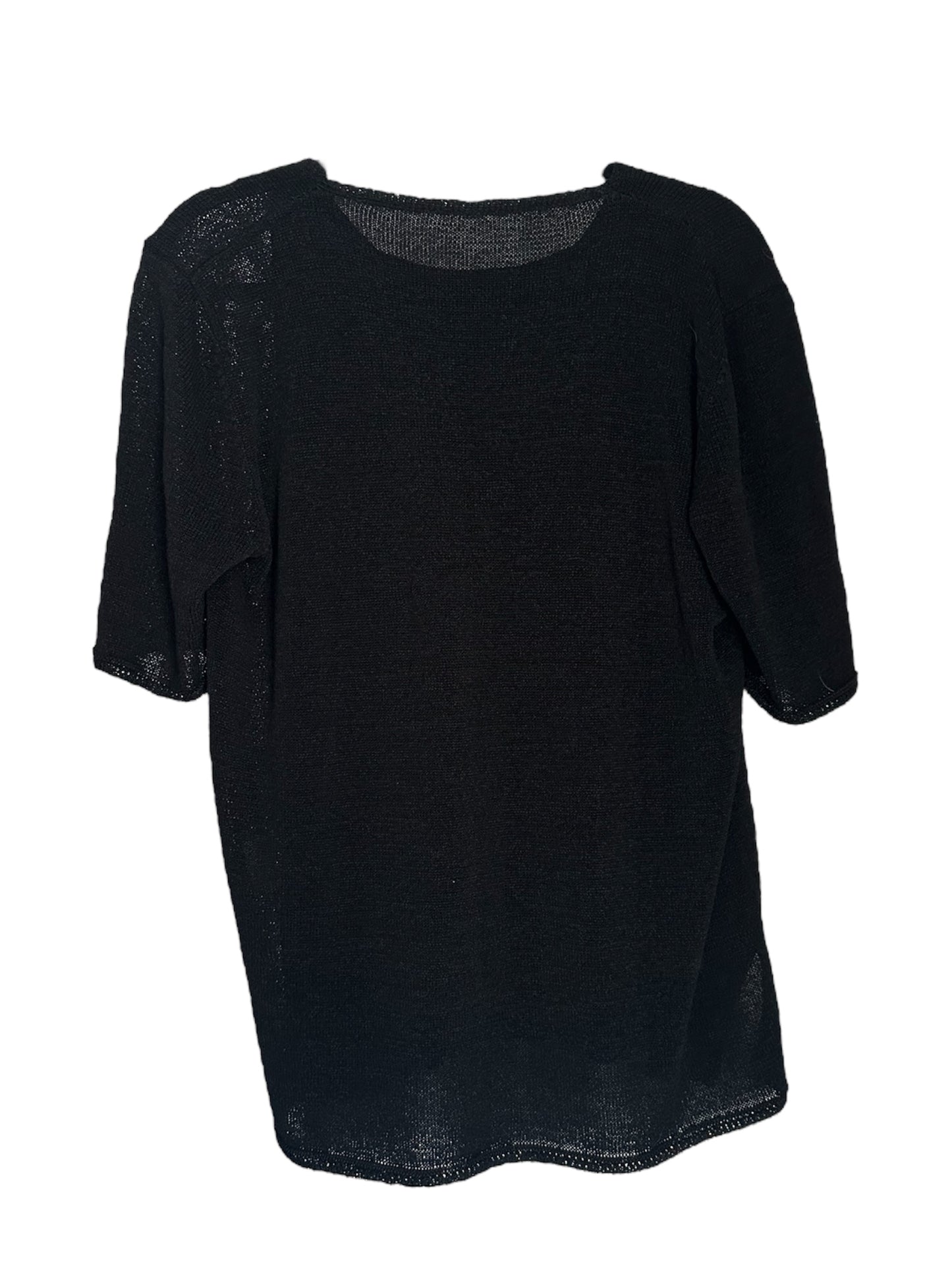 VINTAGE BLACK MESH T-SHIRT