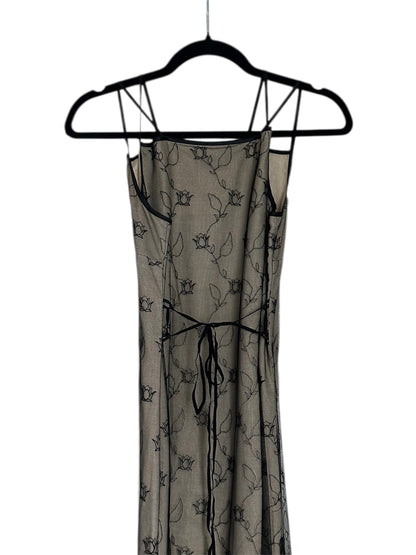 ZAPA LONG MESH AND LACE DRESS